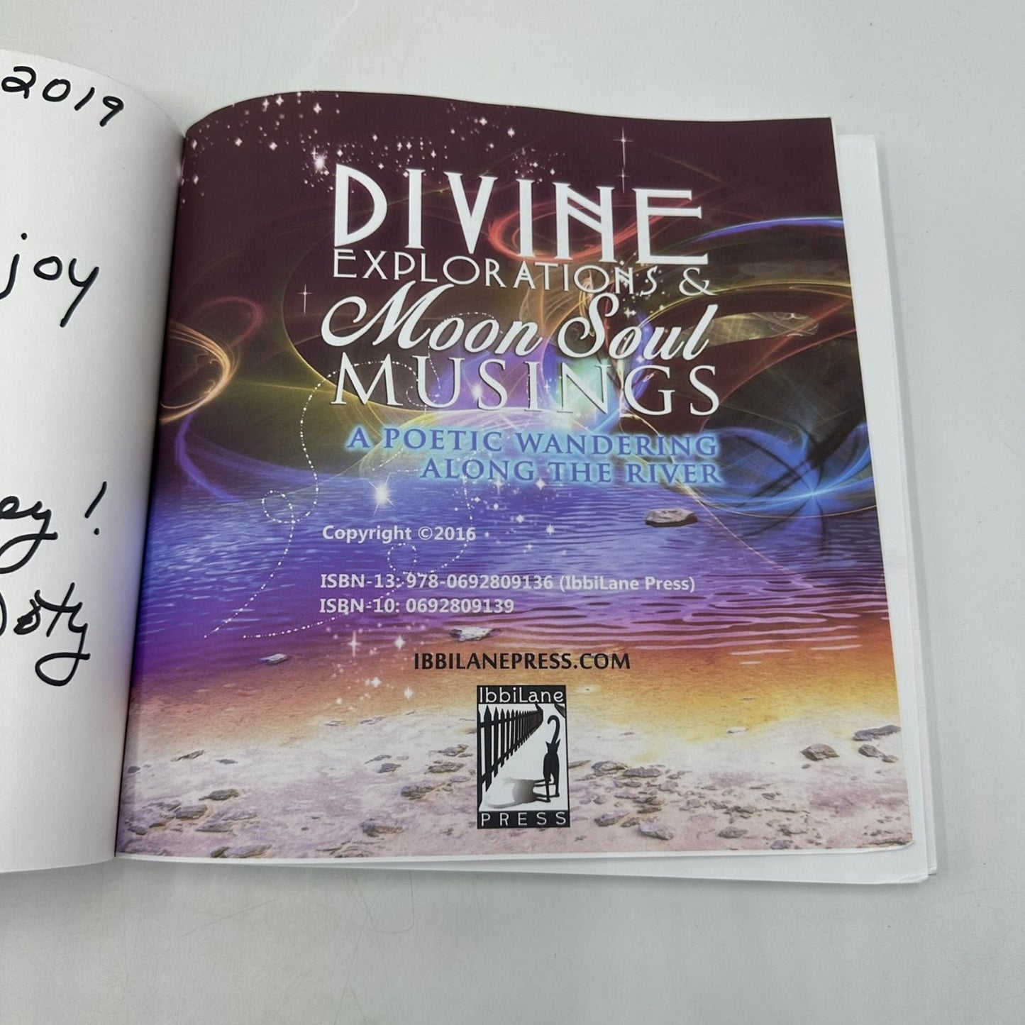 Divine Explorations & Moon Soul Musings Jody Doty 2016 SIGNED Poetry Ibbilane