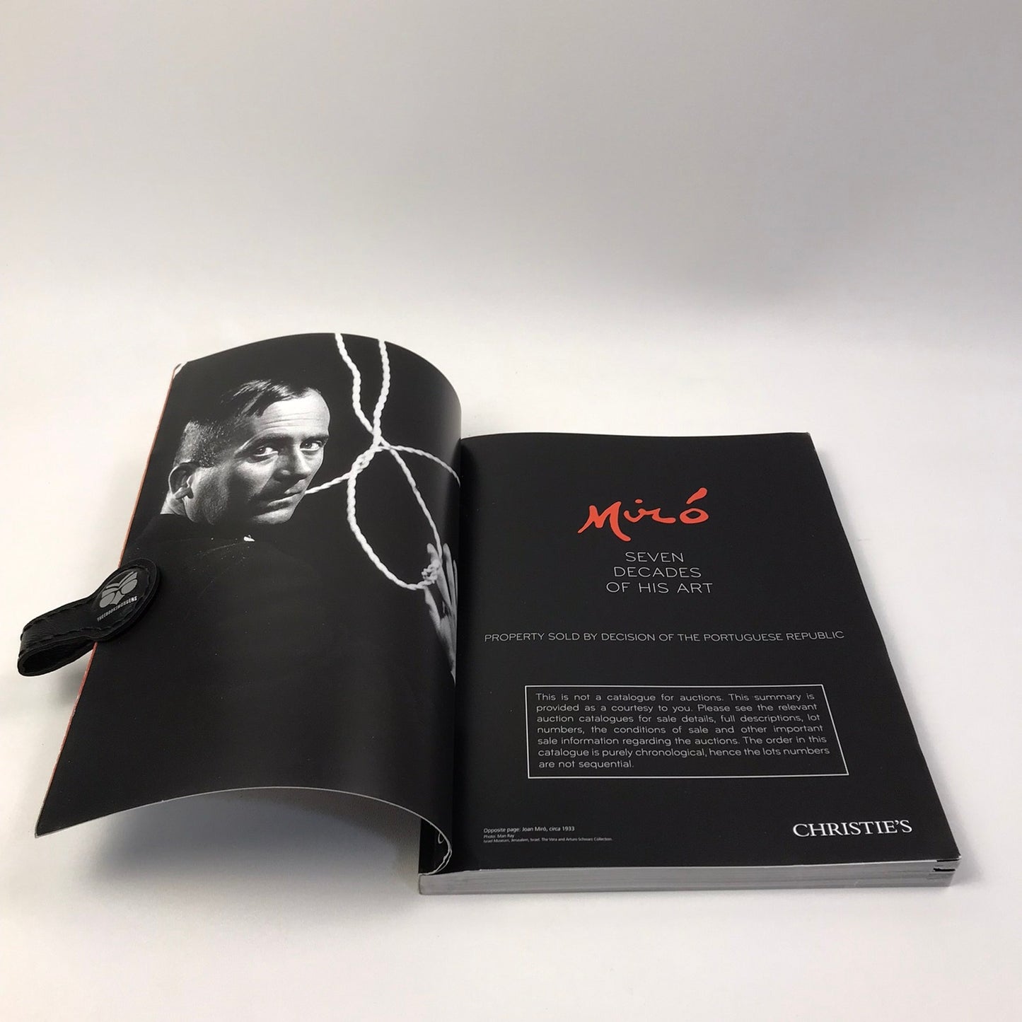 Christies Joan Miro Seven Decades of His Art Catalog Exhibition Contemporary