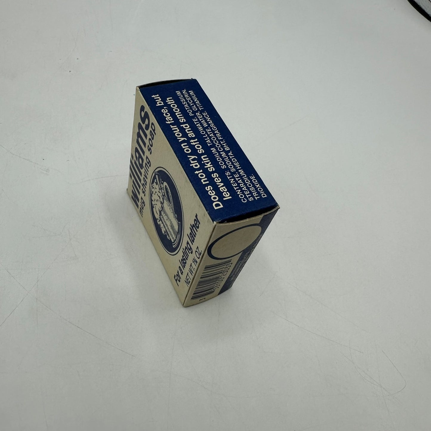 Williams Mug Shaving Soap Bar For a Lasting Lather 1 3/4 oz New Old Stock