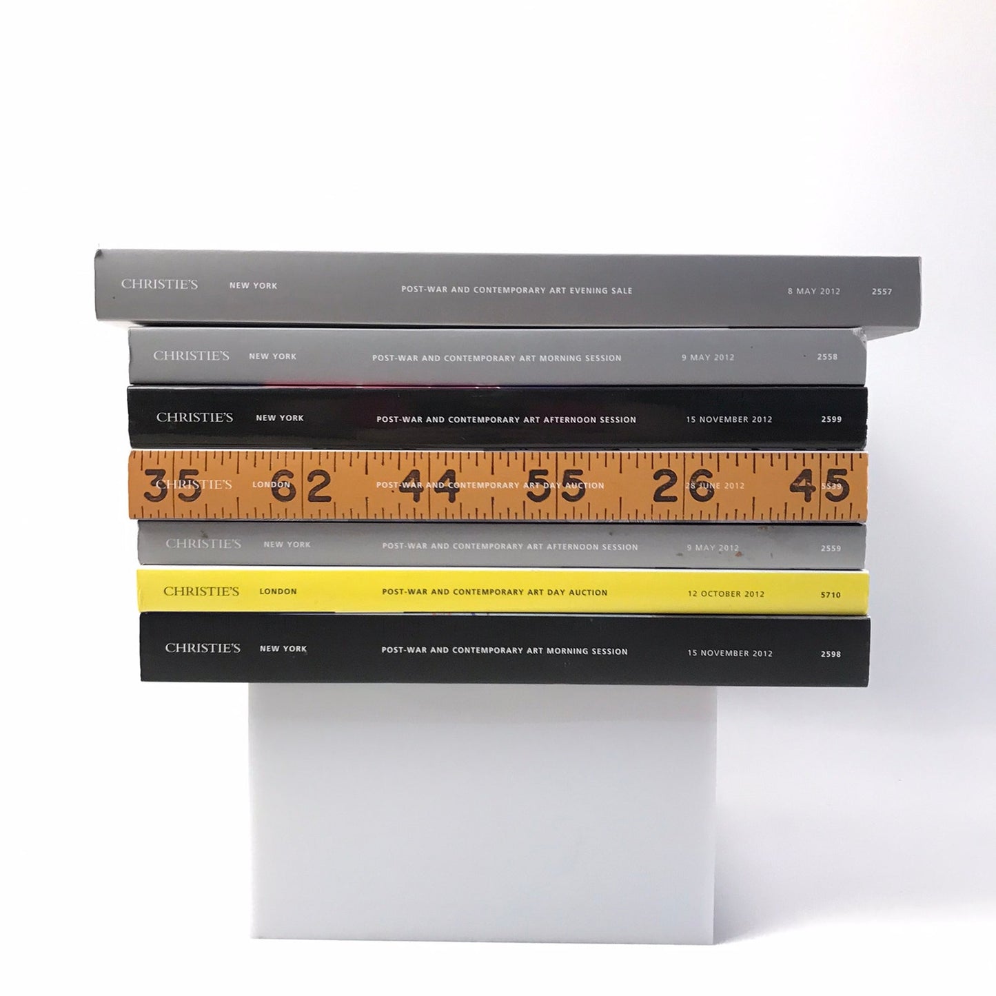 Christies Art Auction Catalogs Lot of 7 Post War Contemporary Modern Print 2012