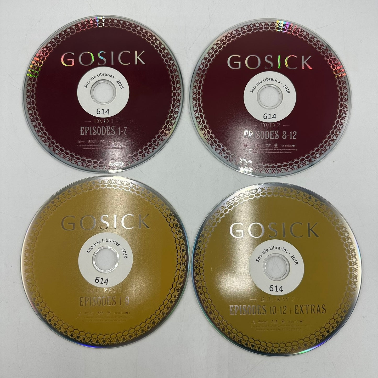 Gosick The Complete Series Part One Blu Ray DVD Disc Anime Mystery Drama Romance