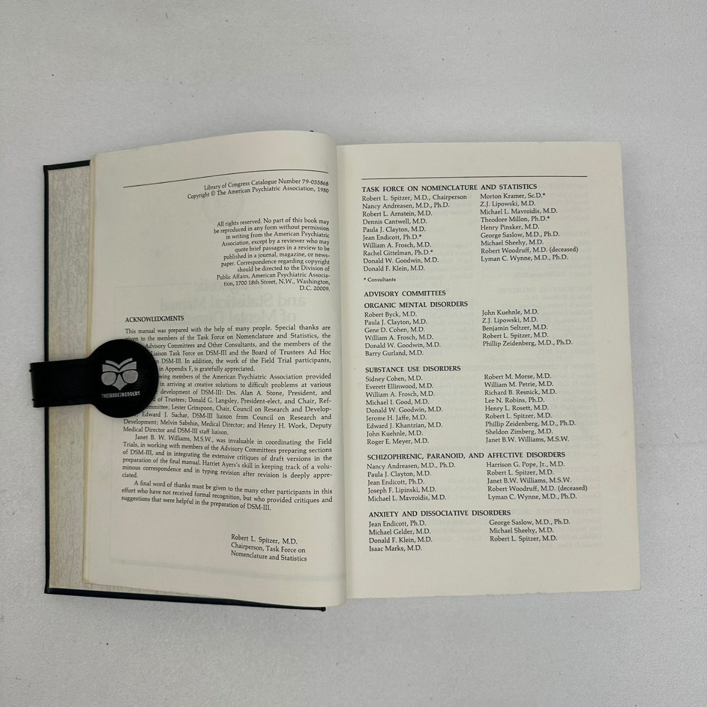 DSM-III Diagnostic & Statistical Manual Mental Disorders 1980 3rd Ed APA Custom
