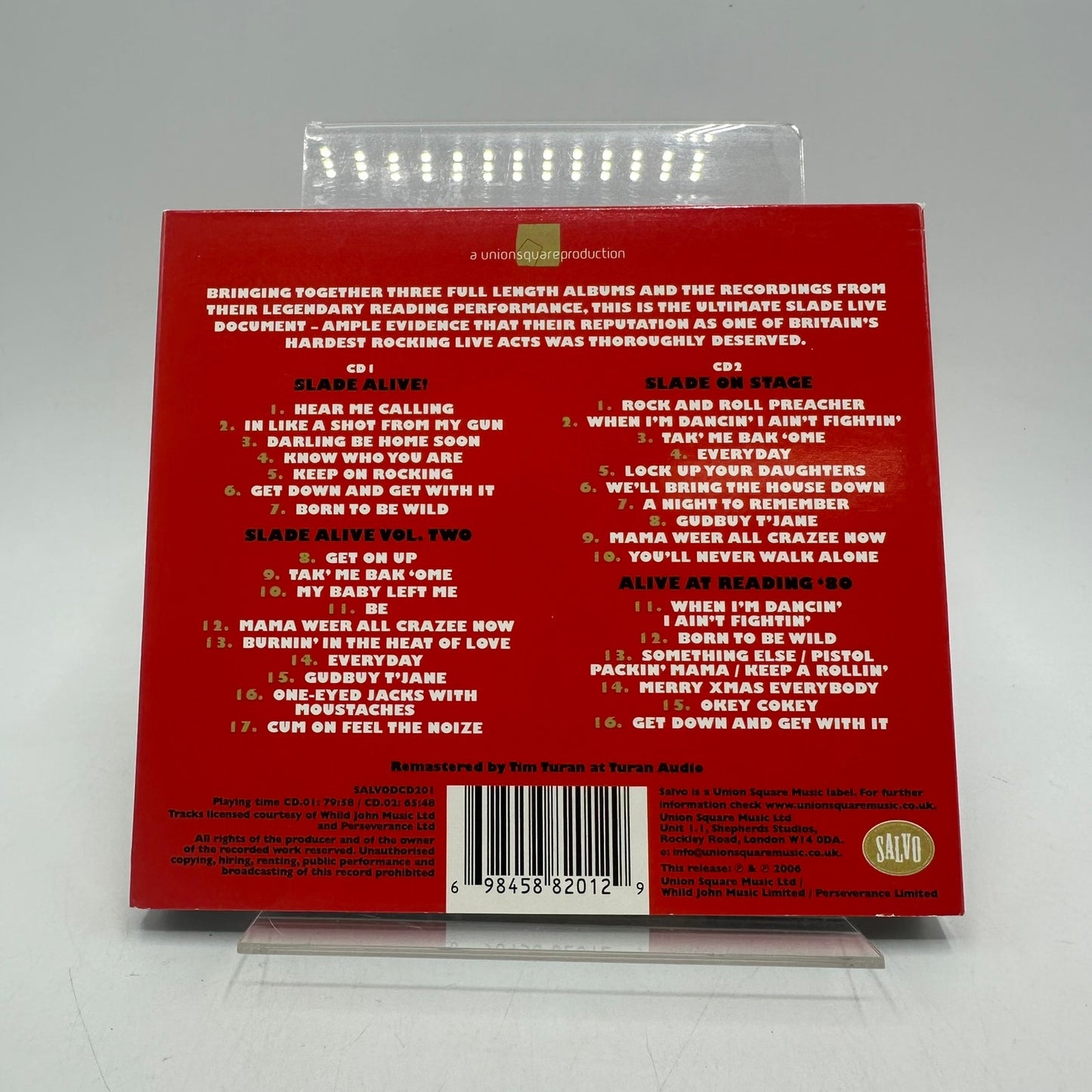 Slade Alive! The Live Anthology Feel The Noize Series Salvo Records Album CD Set