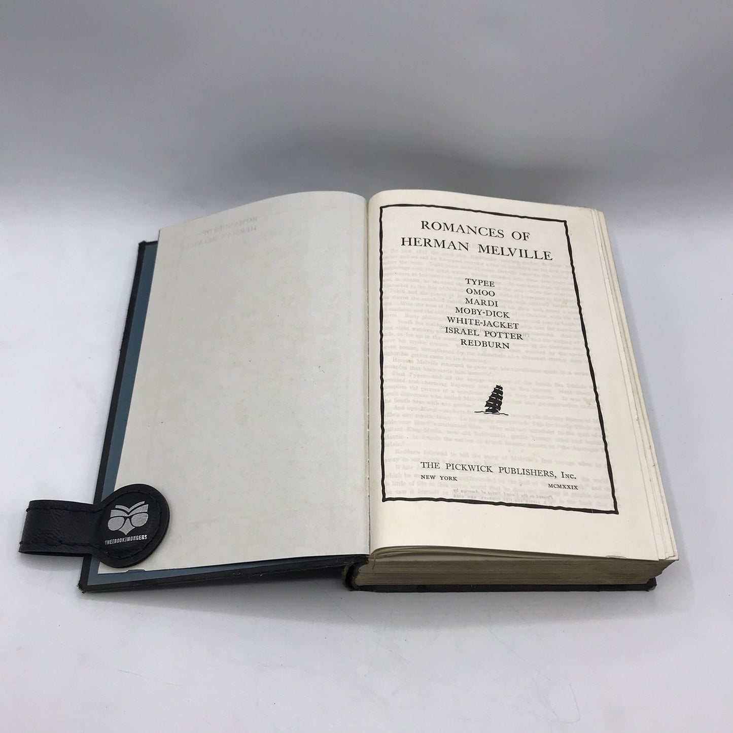 Romances of Herman Melville Typee Omoo Mardi Moby-Dick White-Jacket Redburn 1928