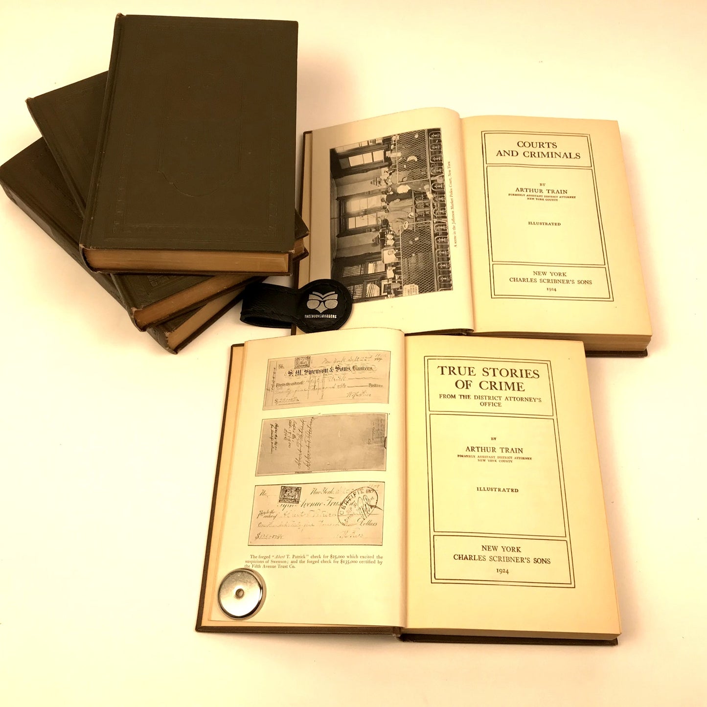 The Works of Arthur Train Lot of 5 True Crime & Legal Thriller Hardcovers 1st Ed
