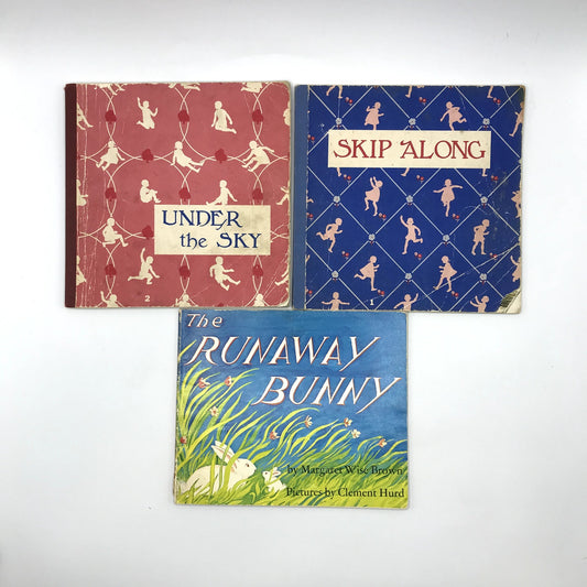 Children's Lot of 6 VTG Paperback Books Runaway Bunny, Sally Dick & Jane, etc.