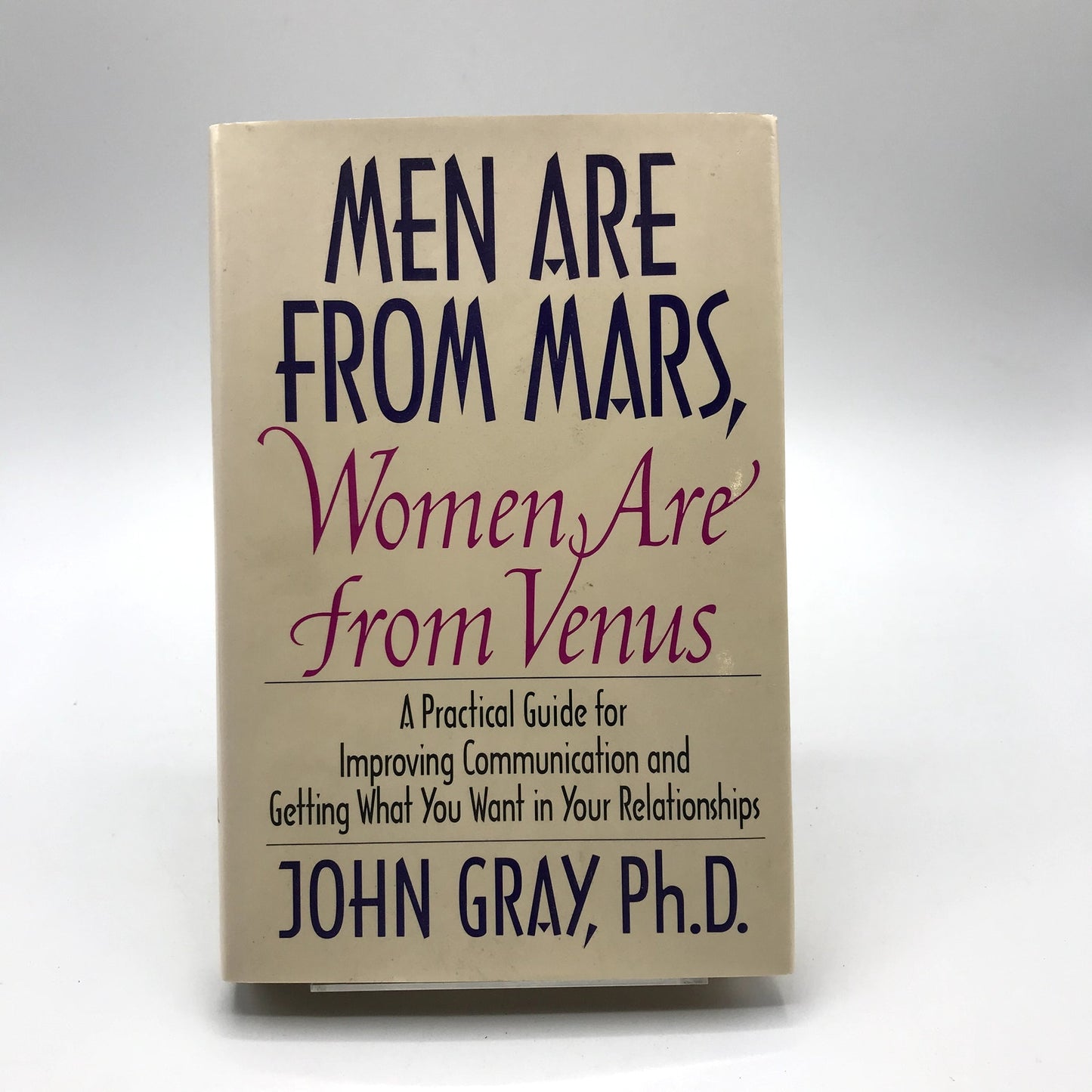 Men Are from Mars, Women Are from Venus Hardcover 1st Edition by John Gray 1992