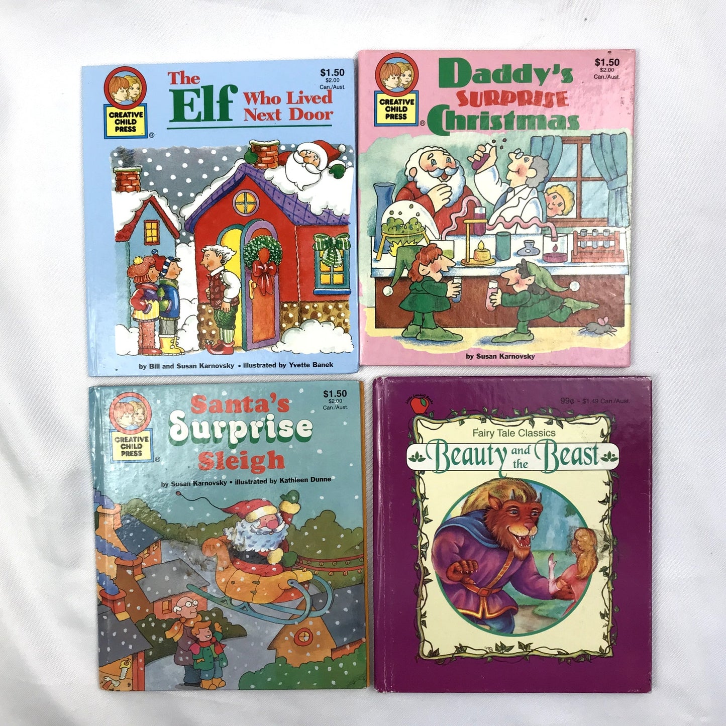 Children's Stories & Fairy Tales Lot of 10 Illustrated Hardcover Books 1990s