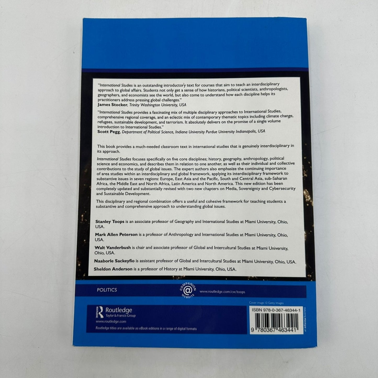 International Studies Toops Peterson 2022 Fifth Edition Global Issues Routledge