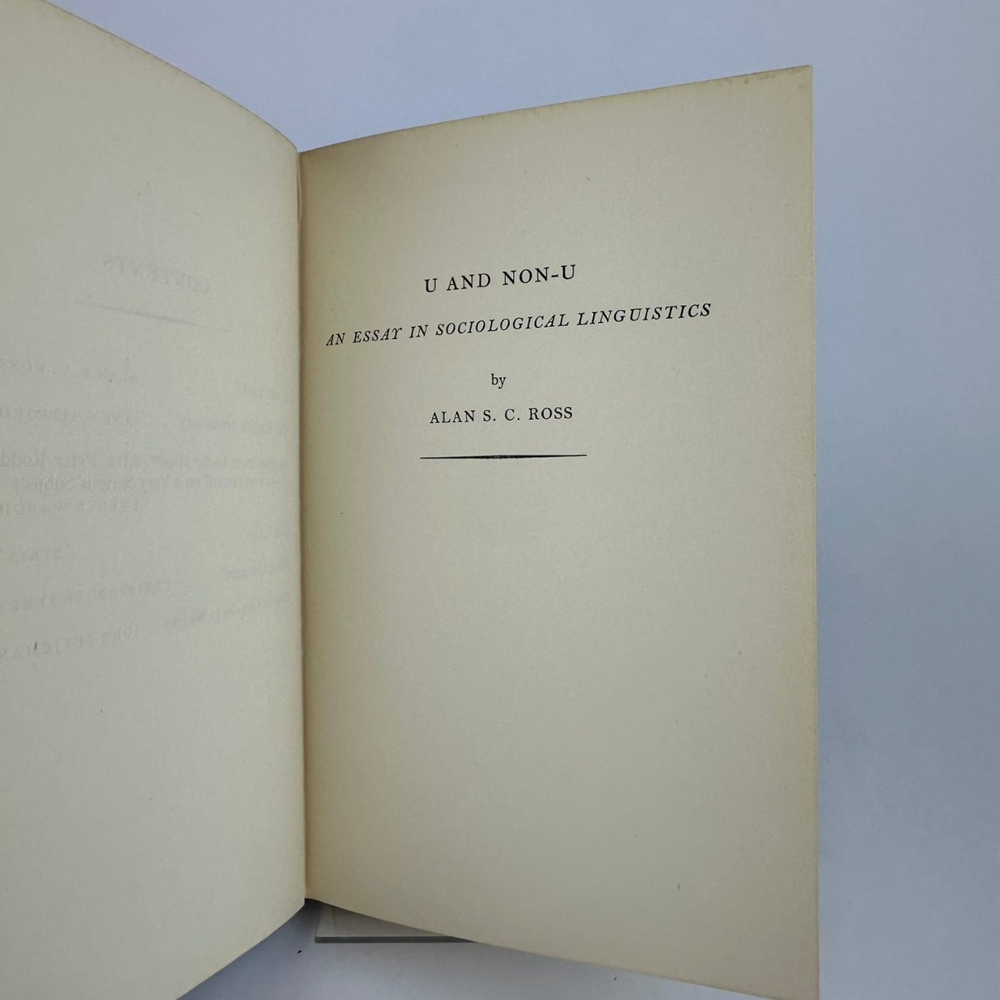 Noblesse Oblige Nancy Mitford 1956 1st Ed English Aristocracy Hamish Hamilton