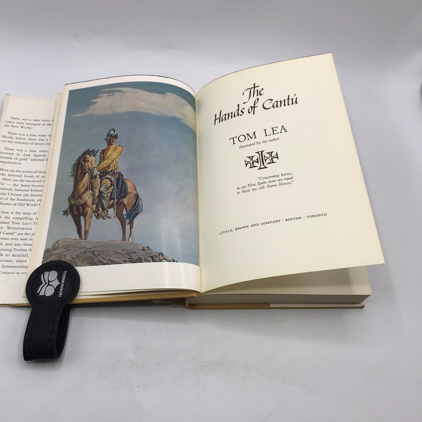 The Hand of Cantu Signed by Tom Lea Hardcover Illustrated Book 1st Edition 1964