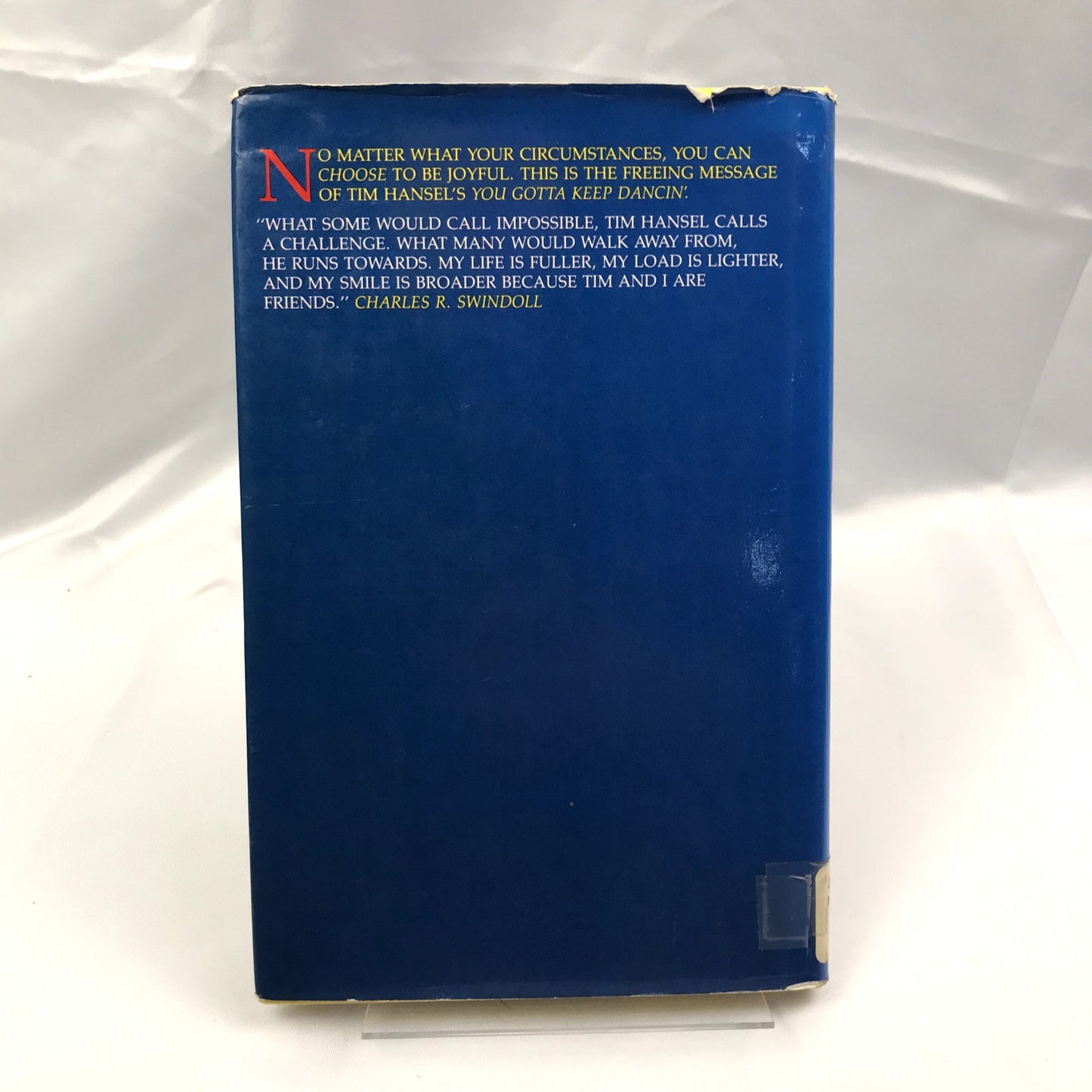 You Gotta Keep Dancin' by Tim Hansel First Edition Signed Hardcover Book 1985