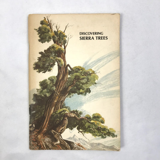 Discovering Sierra Trees Illustrated Paperback Book Stephen F. Arno 1973