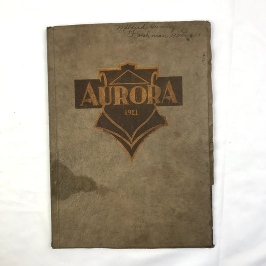 The Aurora 1921 Fairhaven High School Paperback Yearbook Bellingham, Washington