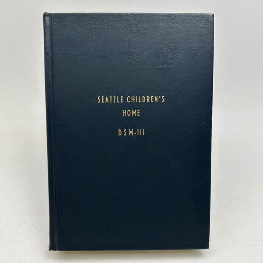 DSM-III Diagnostic & Statistical Manual Mental Disorders 1980 3rd Ed APA Custom