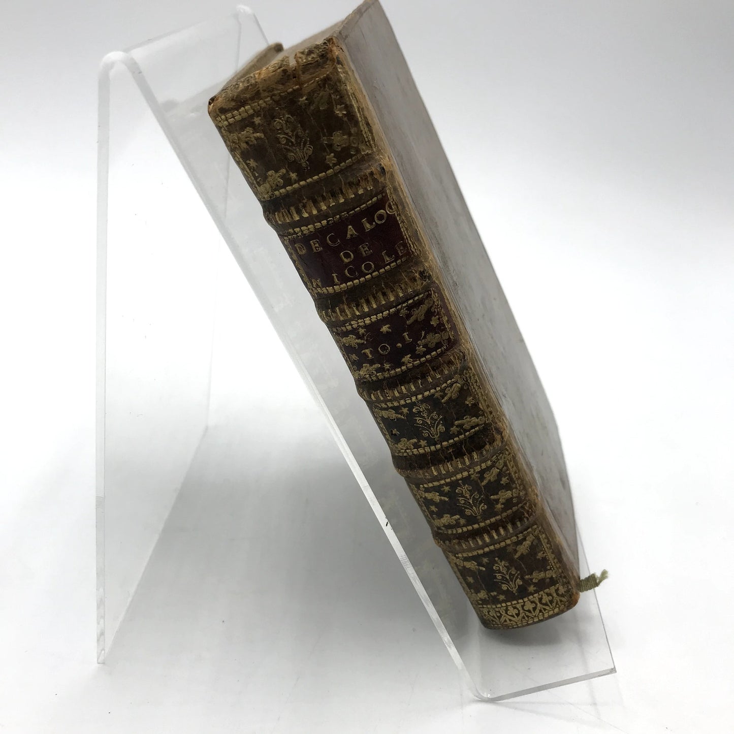 Theological & Moral Instructions First Commandment of The Decalogue Vol 1 1710