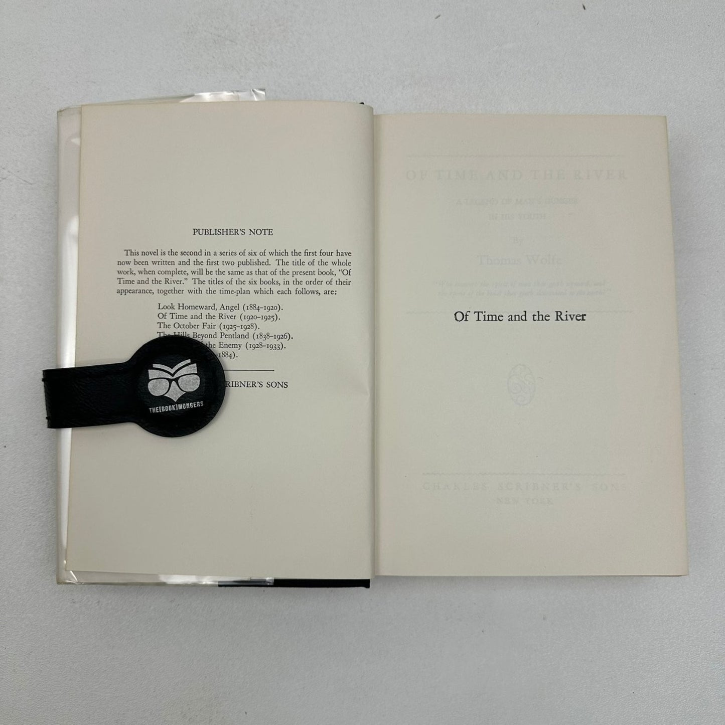 Of Time and the River Thomas Wolfe 1935 Book Club Edition Modern Standard