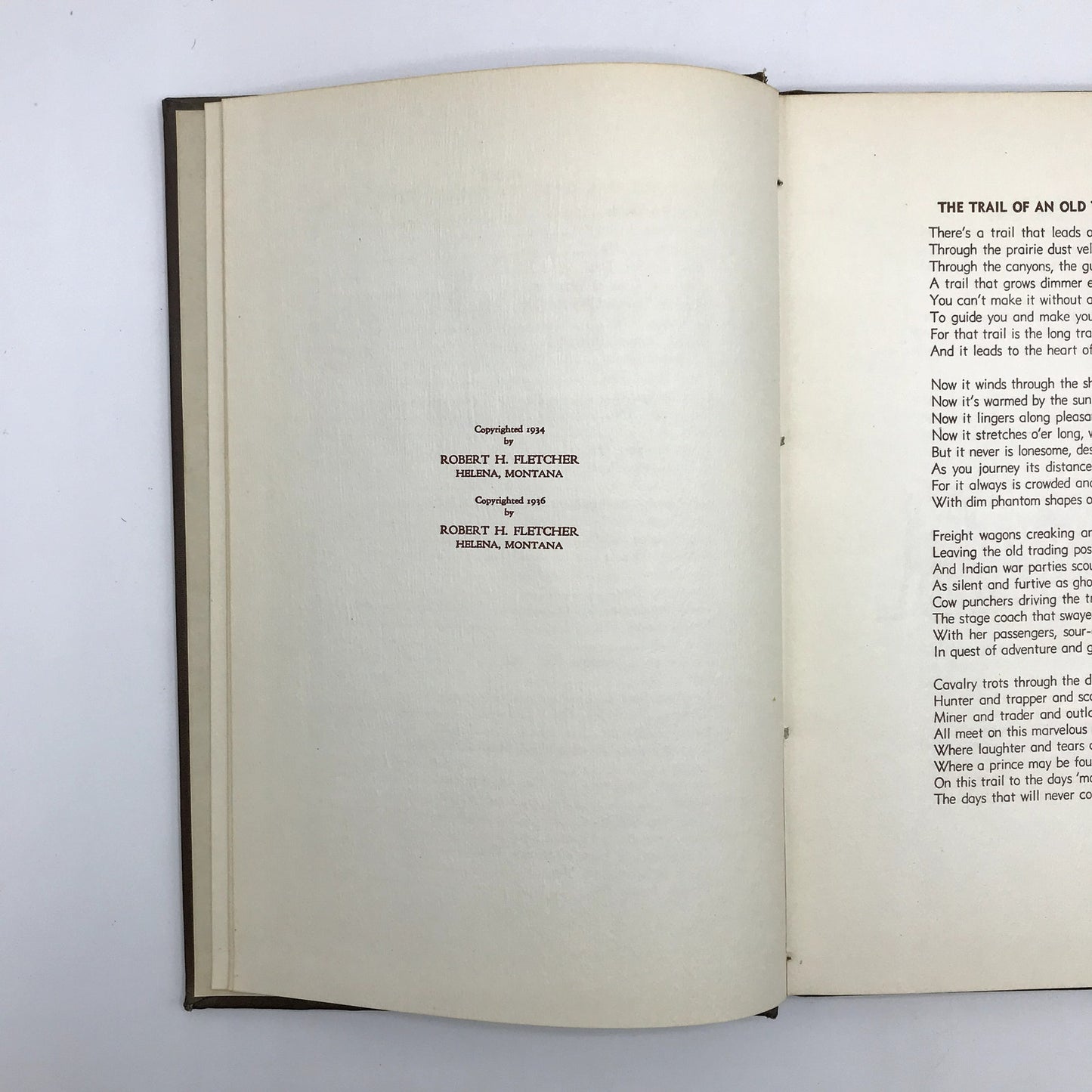 Corral Dust by Robert Fletcher Signed Illustrated Hardcover Western Poetry 1936