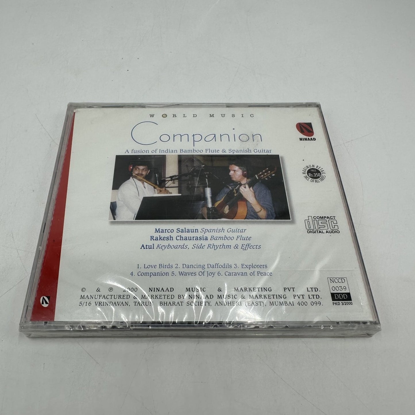 Marco Salaun Rakesh Chaurasia – Companion CD 2000 World Music Ninaad
