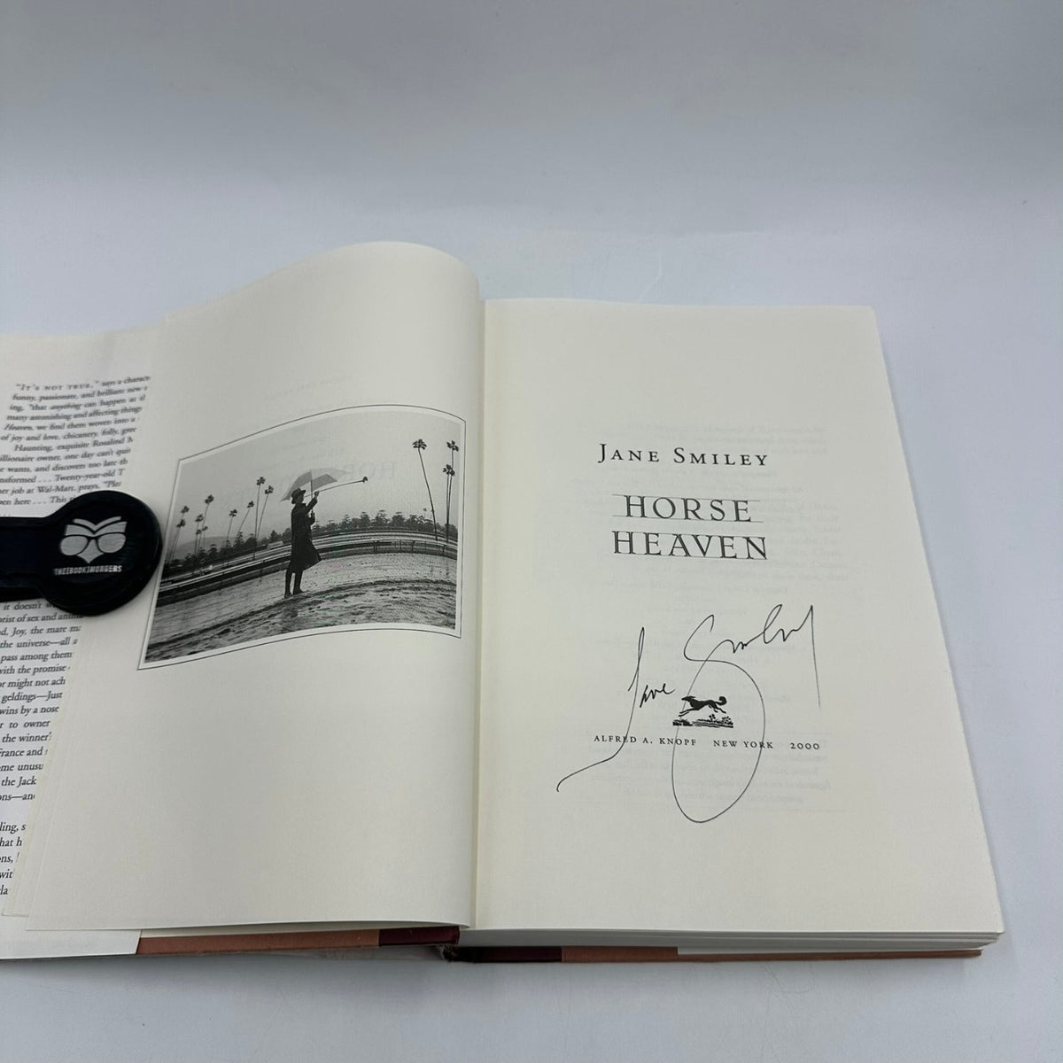 Horse Heaven Jane Smiley 2000 Signed Early Printing Horse Racing Novel Knopf