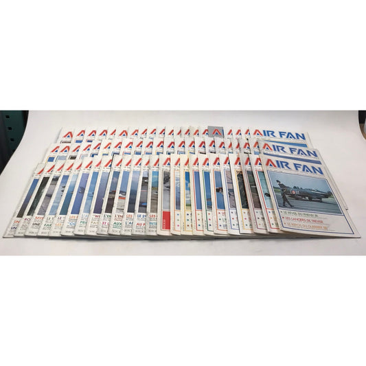 Air Fan Magazine Lot of 122 French Military Aviation Aeronautic History 1979-96