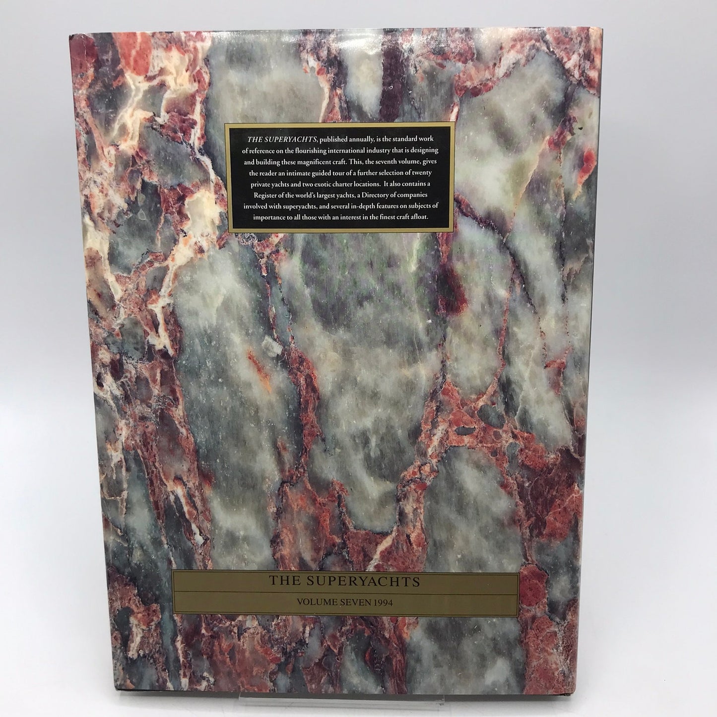 The Superyachts Volume Seven Illustrated Hardcover Book Roger Lean-Vercoe 1994