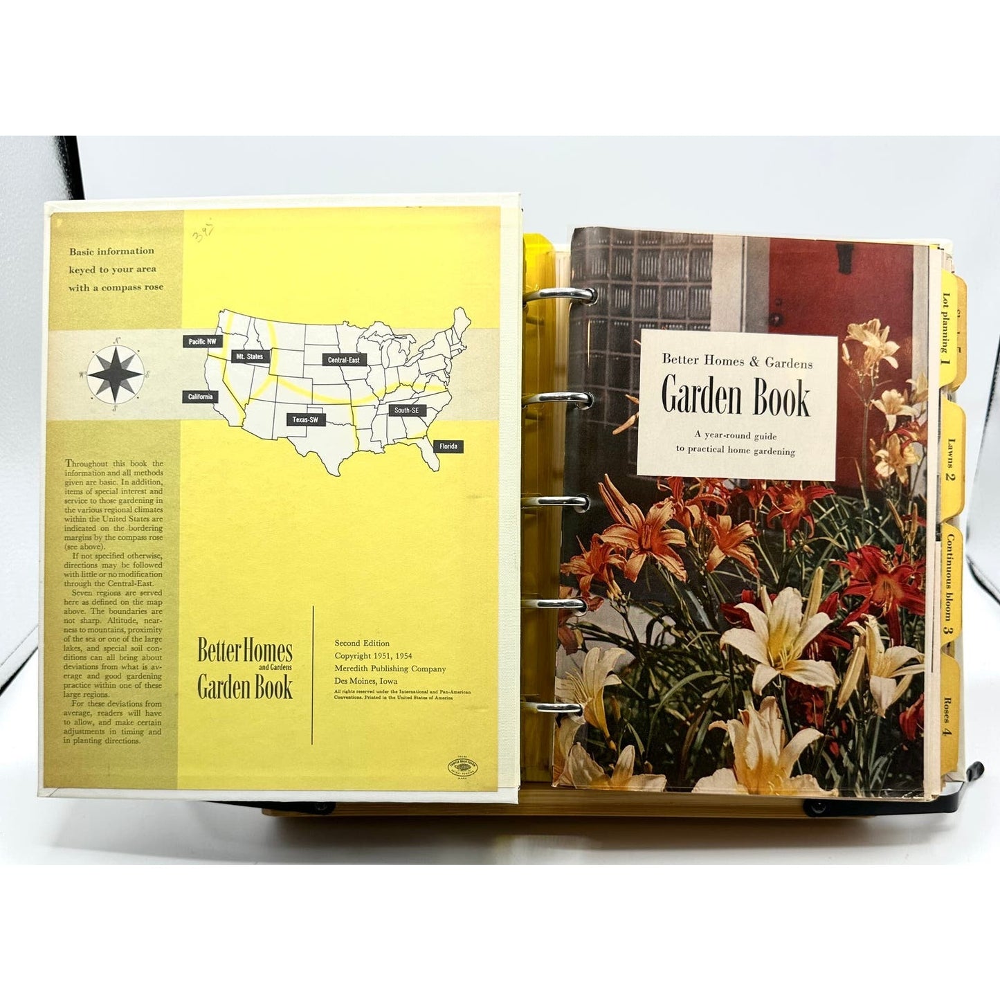 Better Homes & Gardens Garden Book by Meredith Publishing Co 1954 2nd Edition