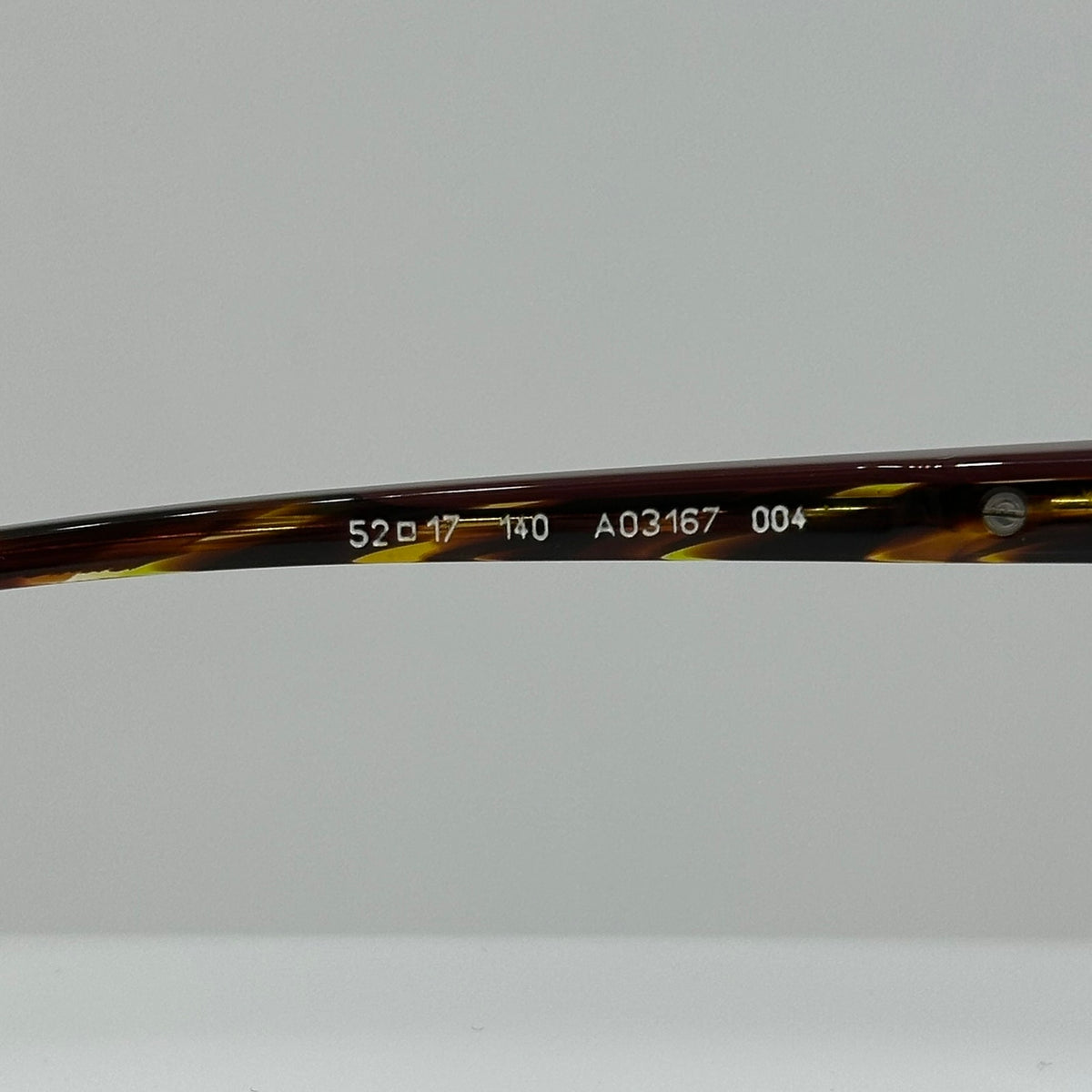 Alain Mikli A03167 004 Savane Yellow Brown Womens Irregular Frames 52-17-140