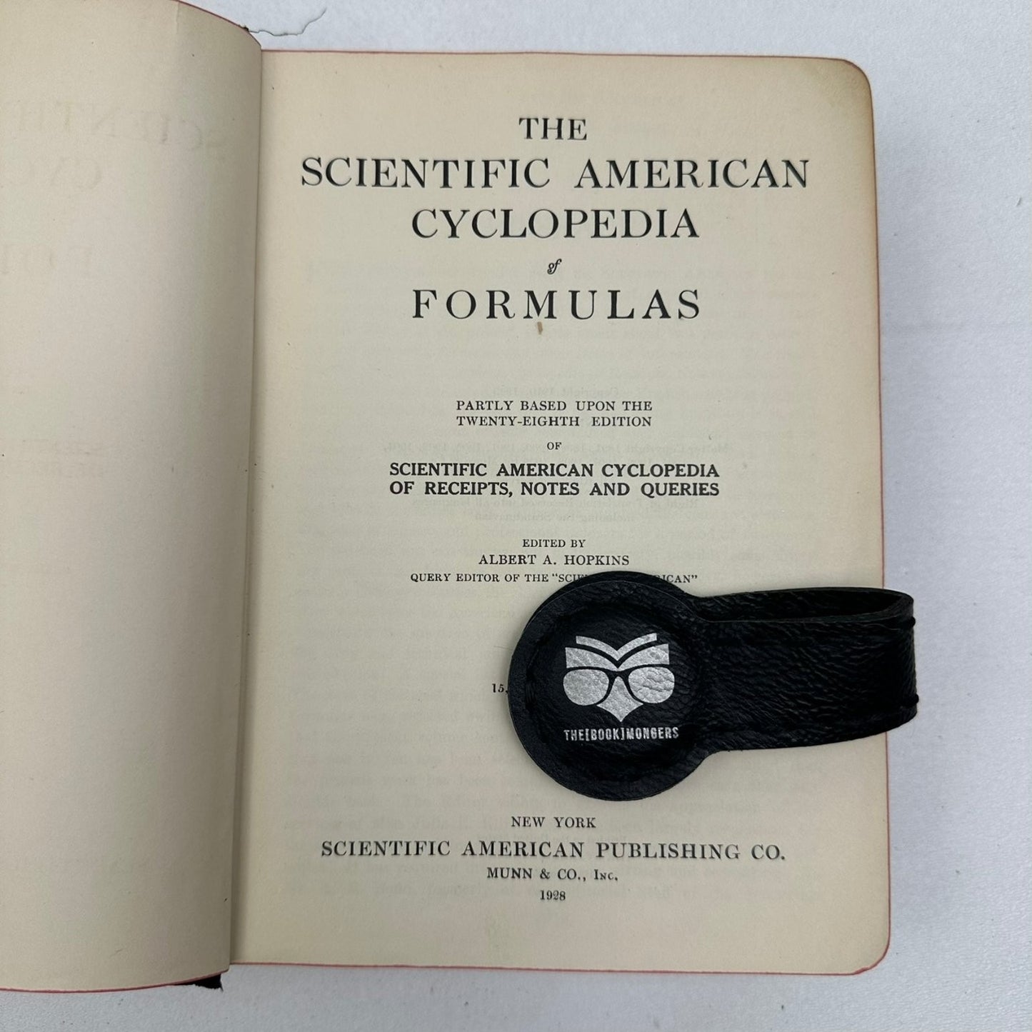 Scientific American Cyclopedia of Formulas Hopkins Reference Hardcover 1923