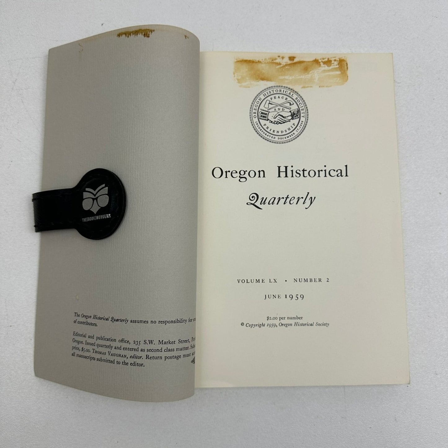 Oregon Historical Quarterly 1955-1965 34 Volumes Regional History Periodical