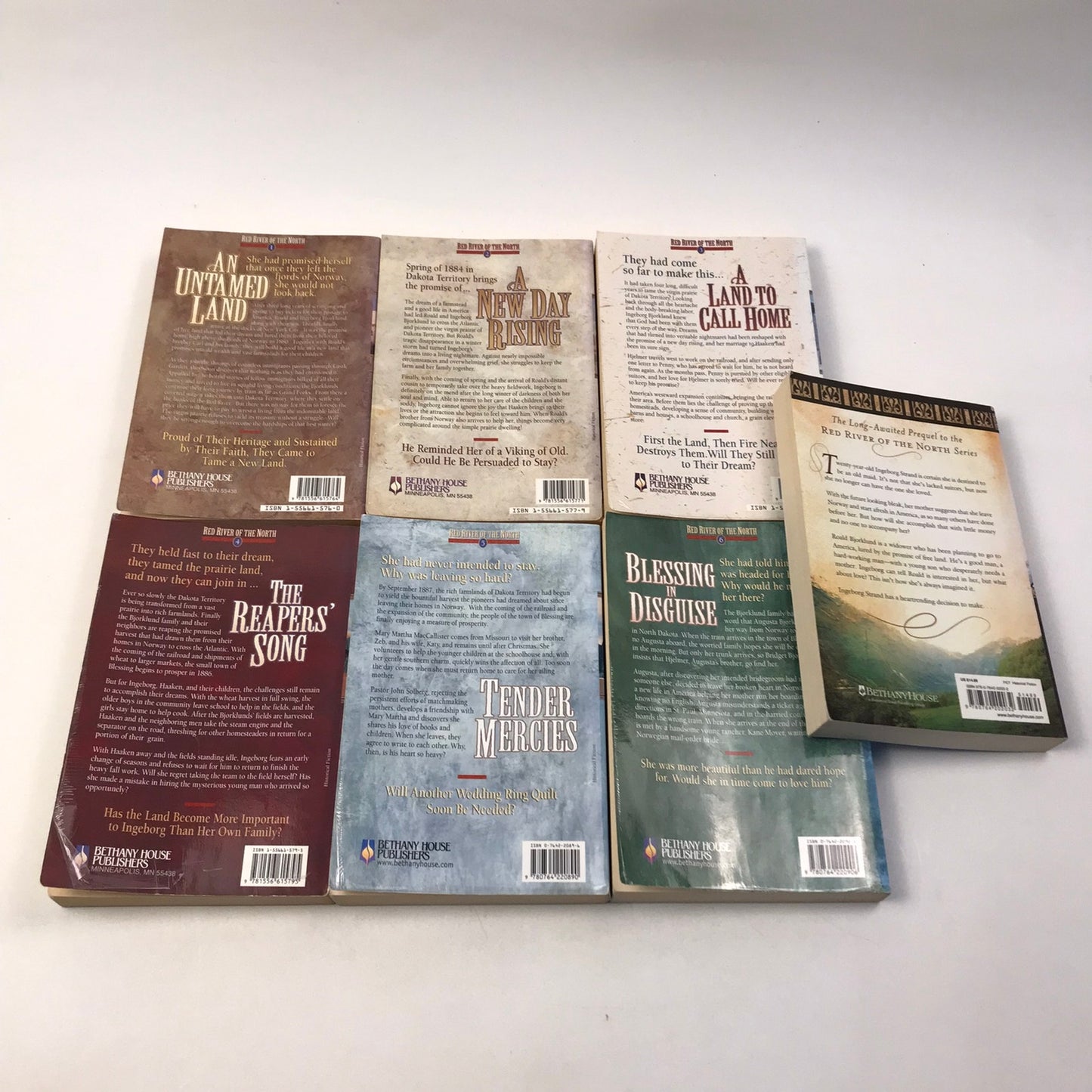 Red River of The North Series Lauraine Snelling Historical Romance Set of 7