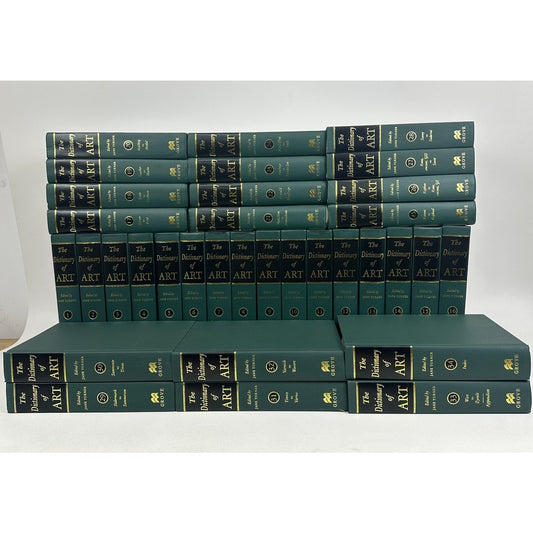 The Grove Dictionary of Art 34 Volume Set Jane Turner Encyclopedias Reference