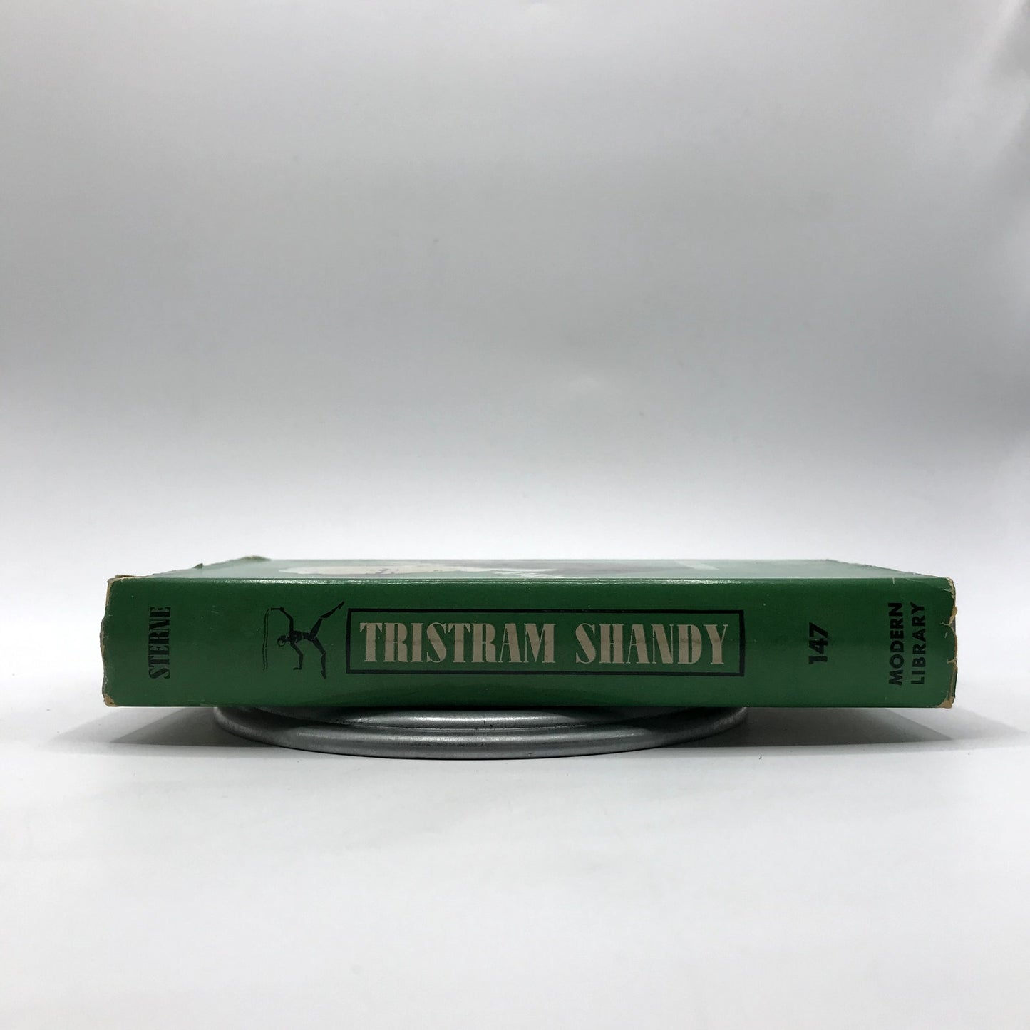 Tristram Shandy Gentleman Hardcover Book by Laurence Sterne 1950 Modern Library