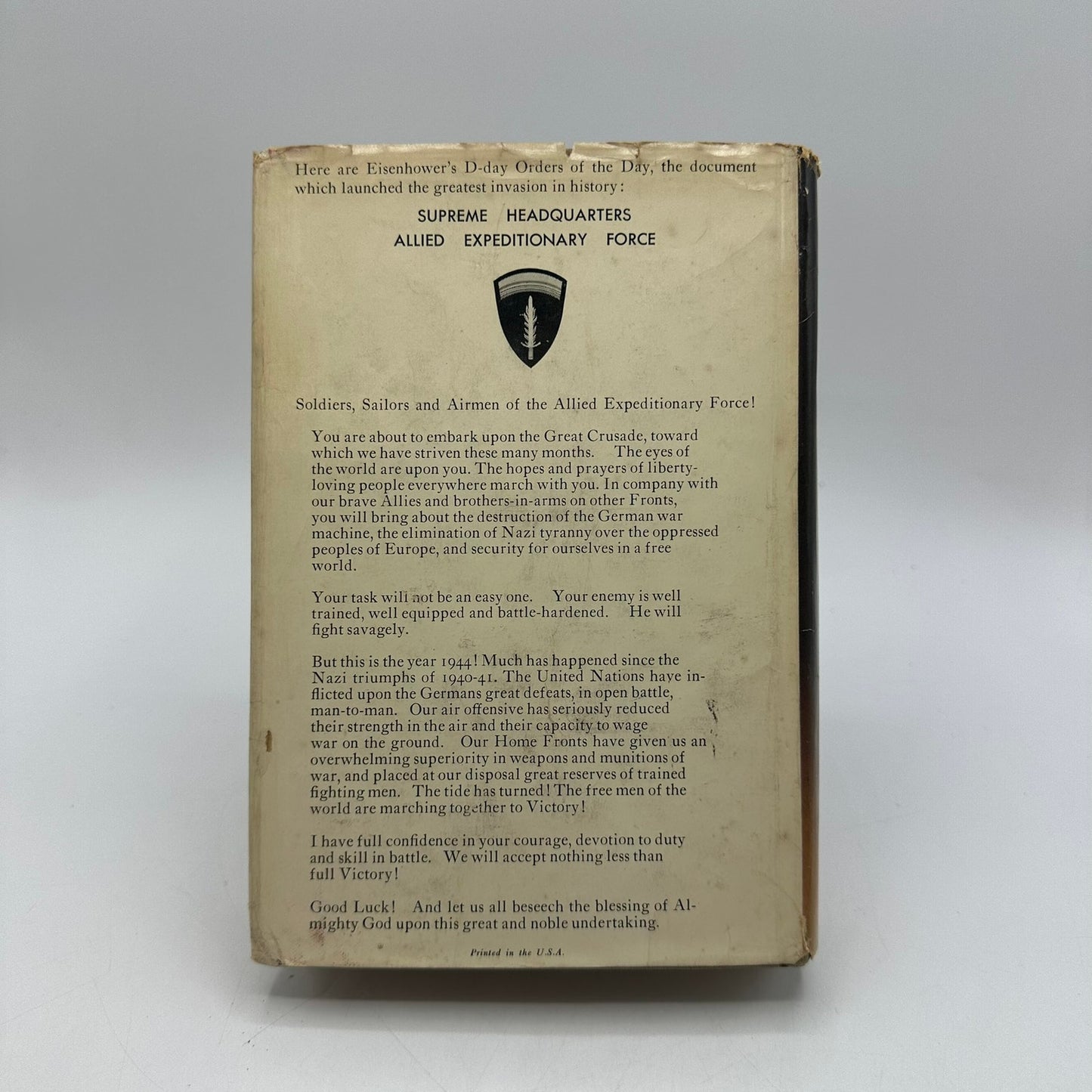 Crusade in Europe Dwight D Eisenhower Personal Account of World War II History