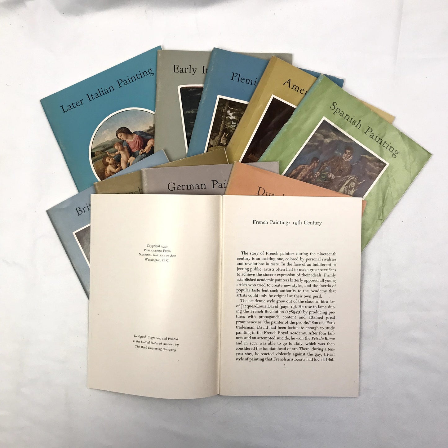 Ten Schools of Painting in the National Gallery of Art (Booklets 1-10) 1959