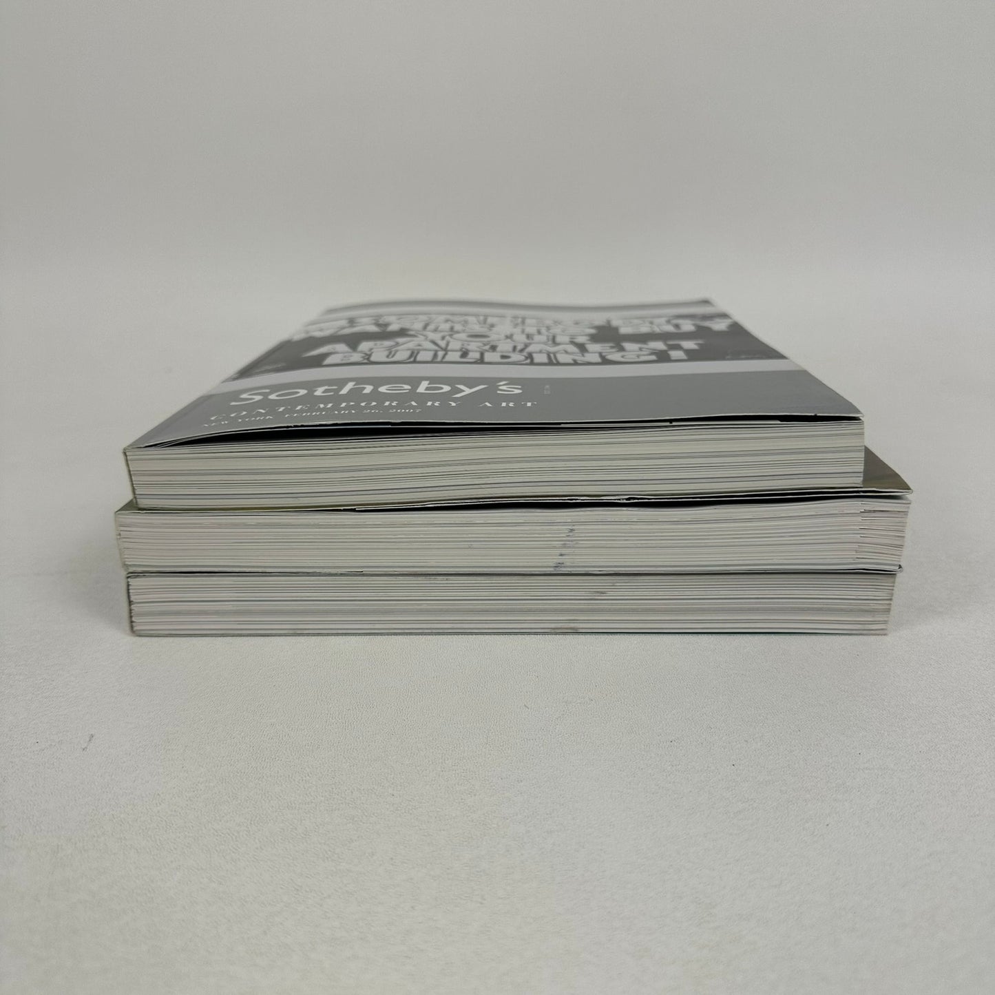 Sothebys Contemporary Art Auction Catalogs Lot of 3 Modern Exhibition Guide 2007