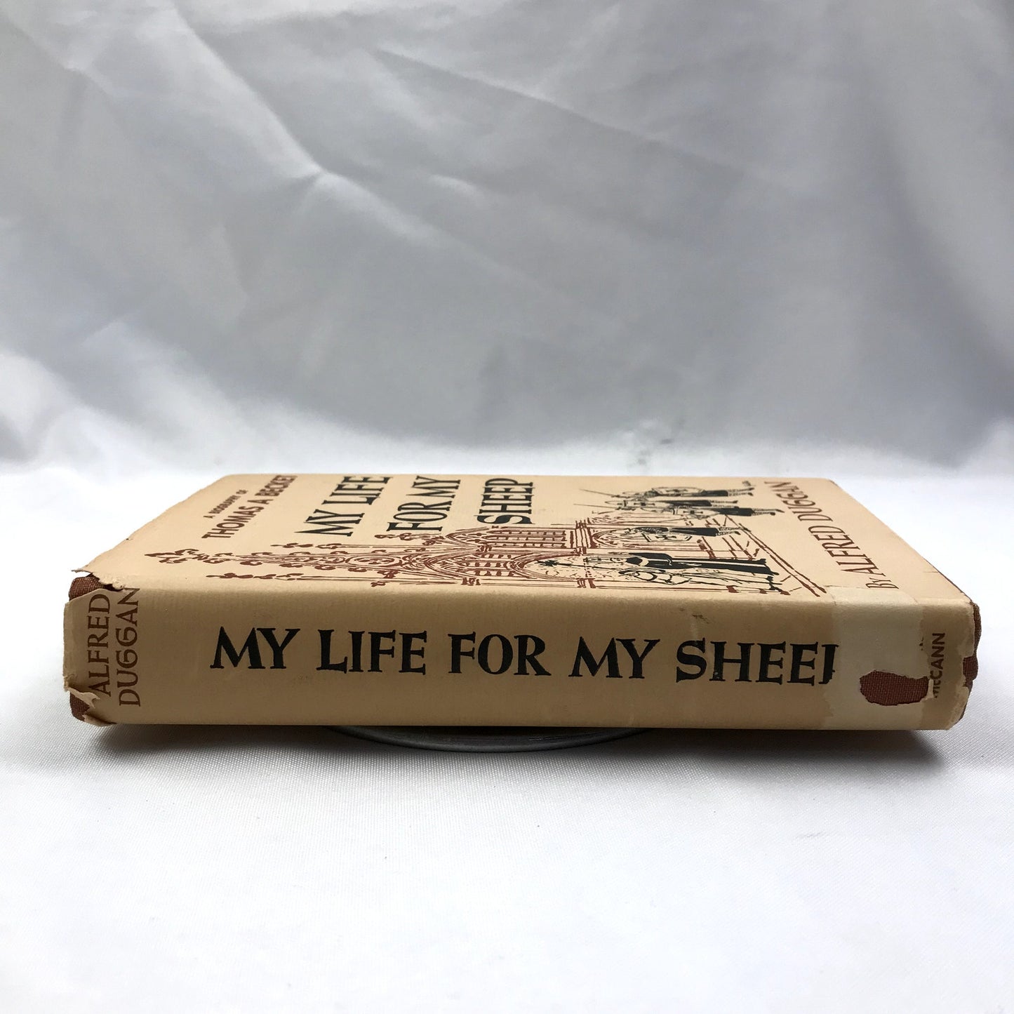 Thomas Becket My Life For My Sheep Hardcover Biography Book Alfred Duggan 1955