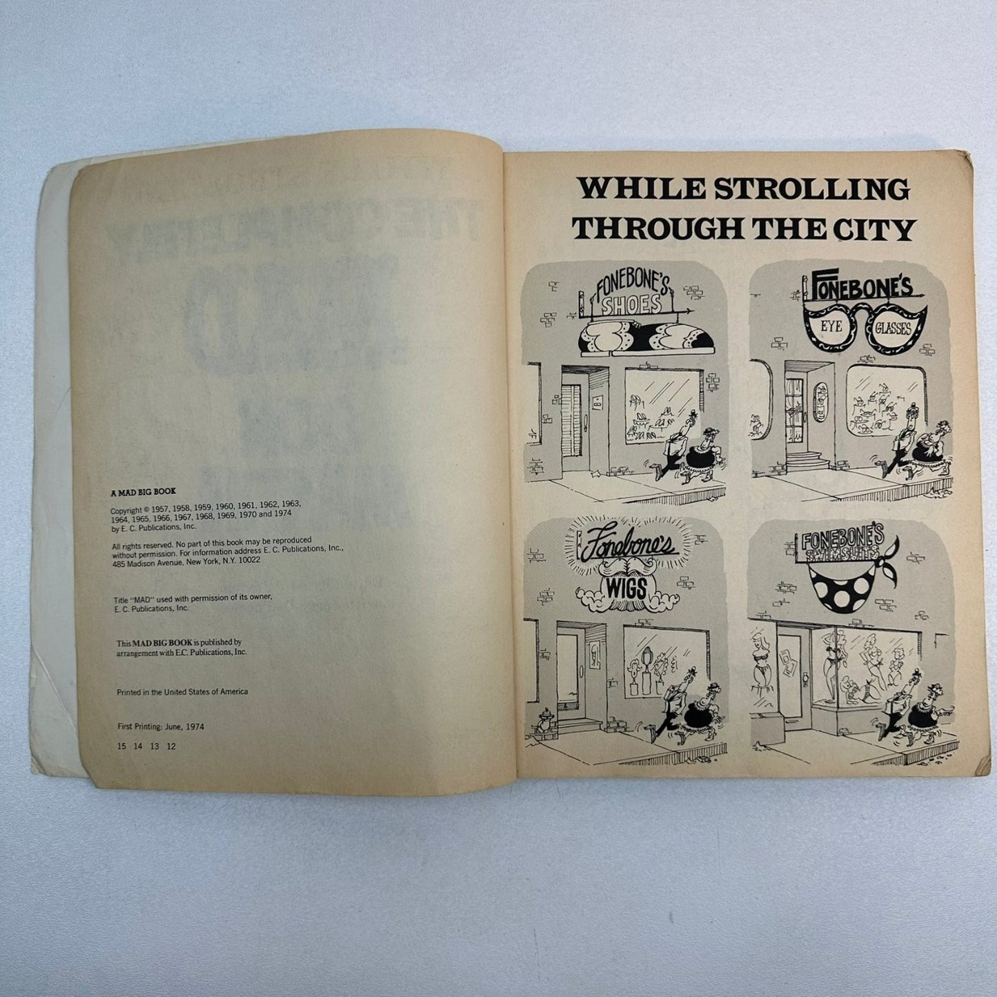 The Completely Mad Don Martin 1974 First Printing Mad Magazine Cartoons EC