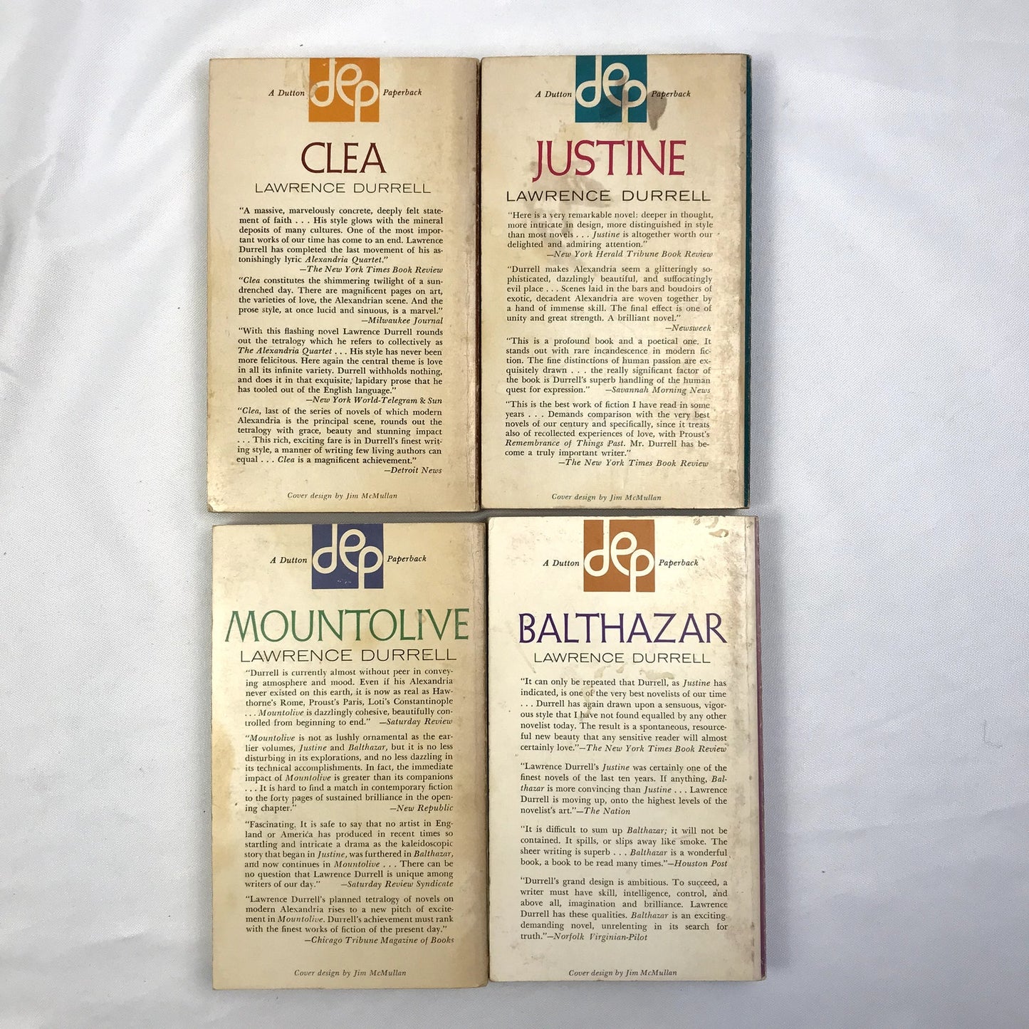 The Alexandria Quartet: Justine, Balthazar, Mountolive, Clea by Lawrence Durrell