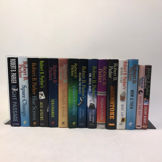 Robert B Parker Lot of 15 Mystery Crime Fiction Thriller Detective Action Novels