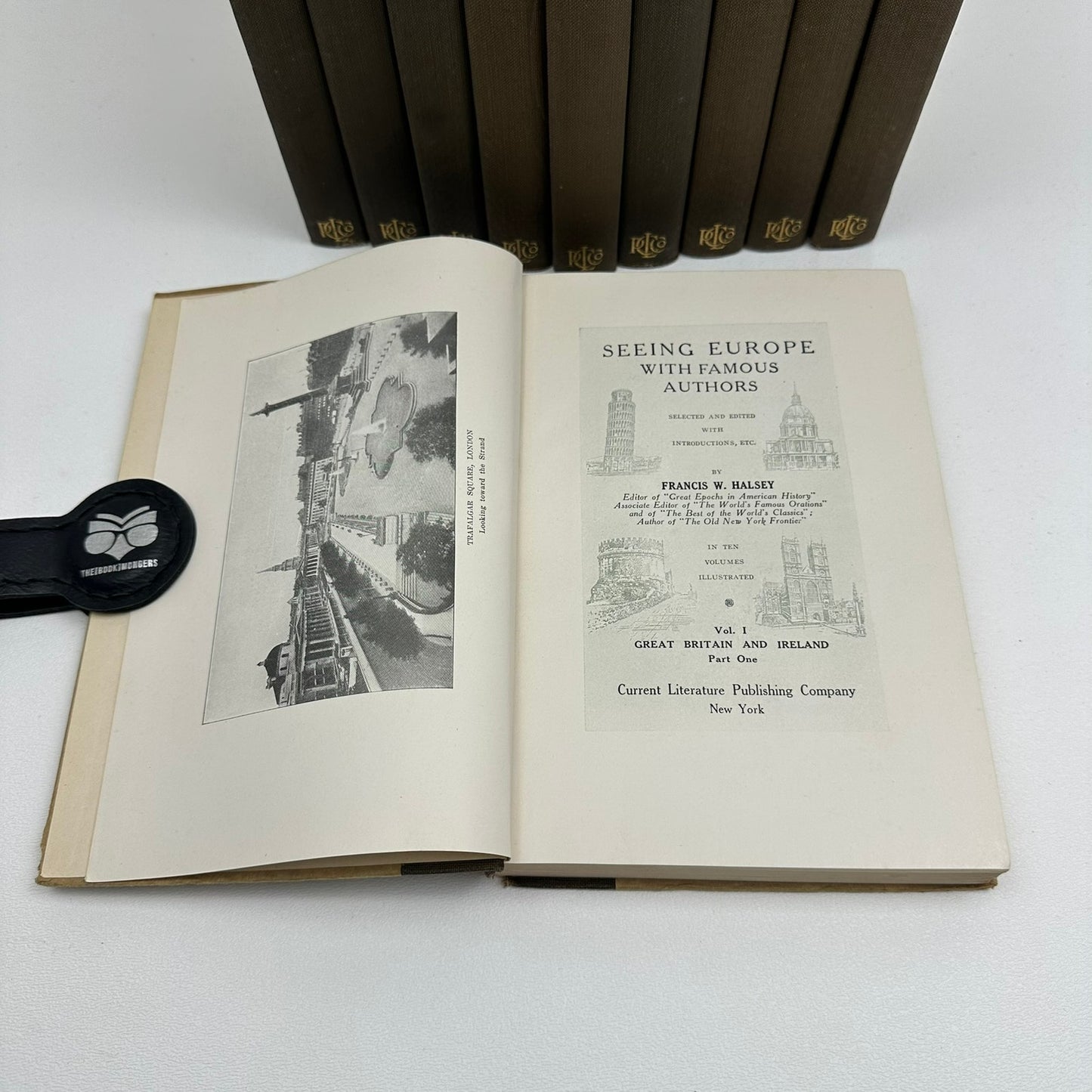 Seeing Europe with Famous Authors Complete 10 Volumes Literary Collection 1914