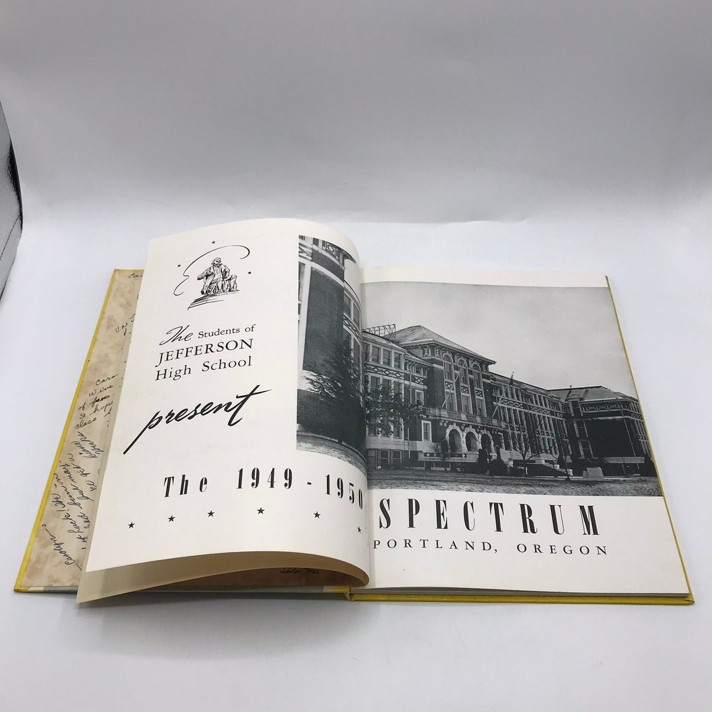 Spectrum Class of 1950 Jefferson High School Yearbook Portland Oregon Genealogy