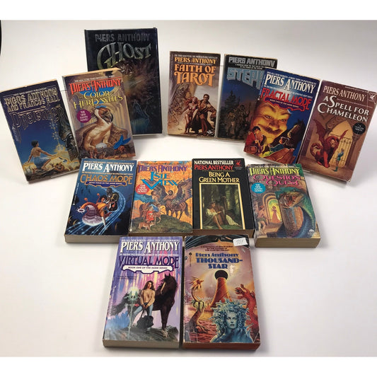 Piers Anthony Xanth Series Lot of 18 Science Fiction Fantasy Adventure Novels