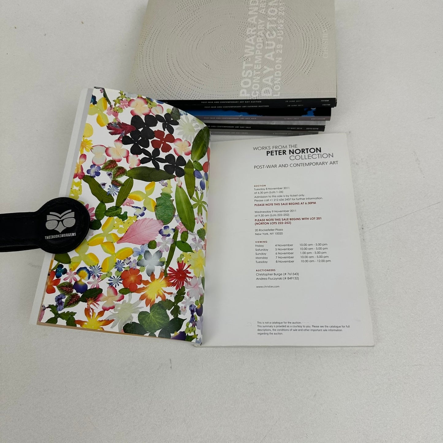 Christies Small Auction Catalogs Lot of 7 Post War Contemporary Fine Art 2011