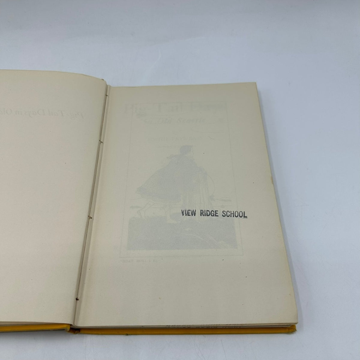 Pig-Tail Days in Old Seattle Sophie Frye Bass 1937 Illustrated Pacific Northwest