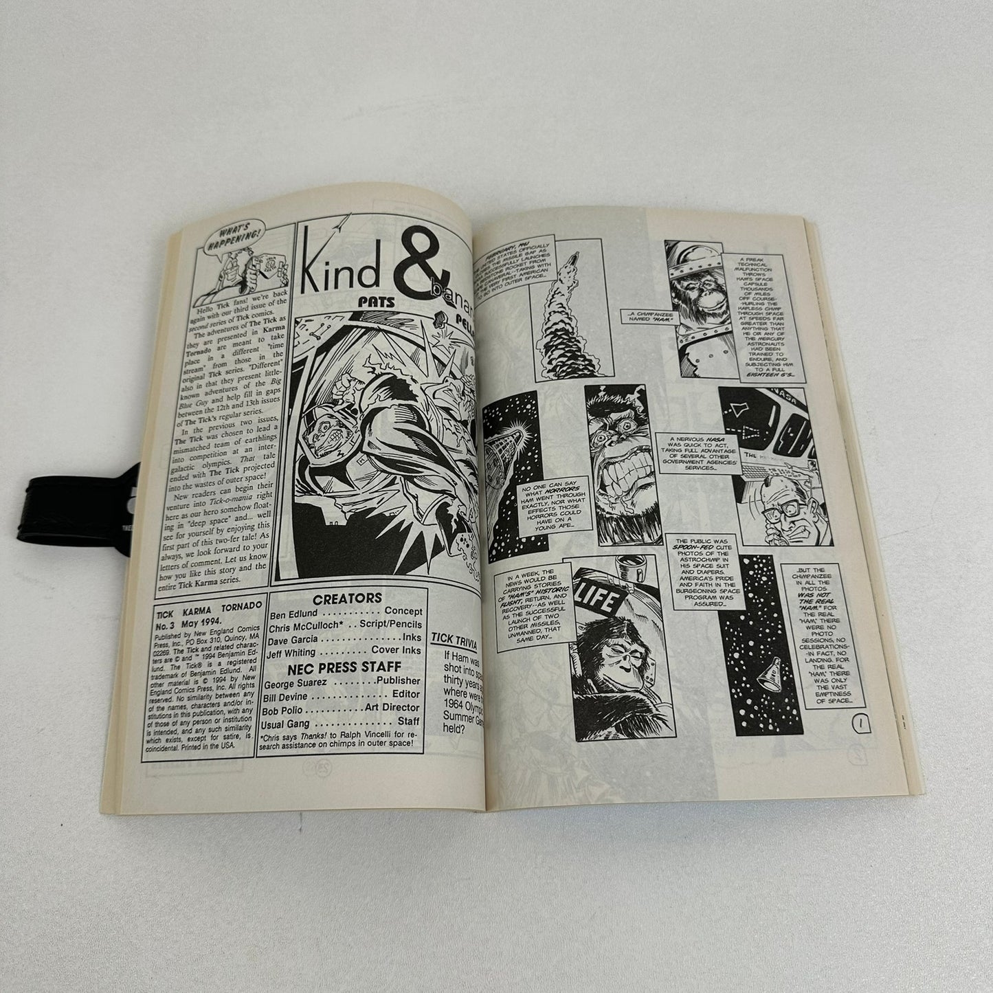 The Tick Karma Tornado No 1 Superheroes Science Fiction Humor Graphic Novel NEC