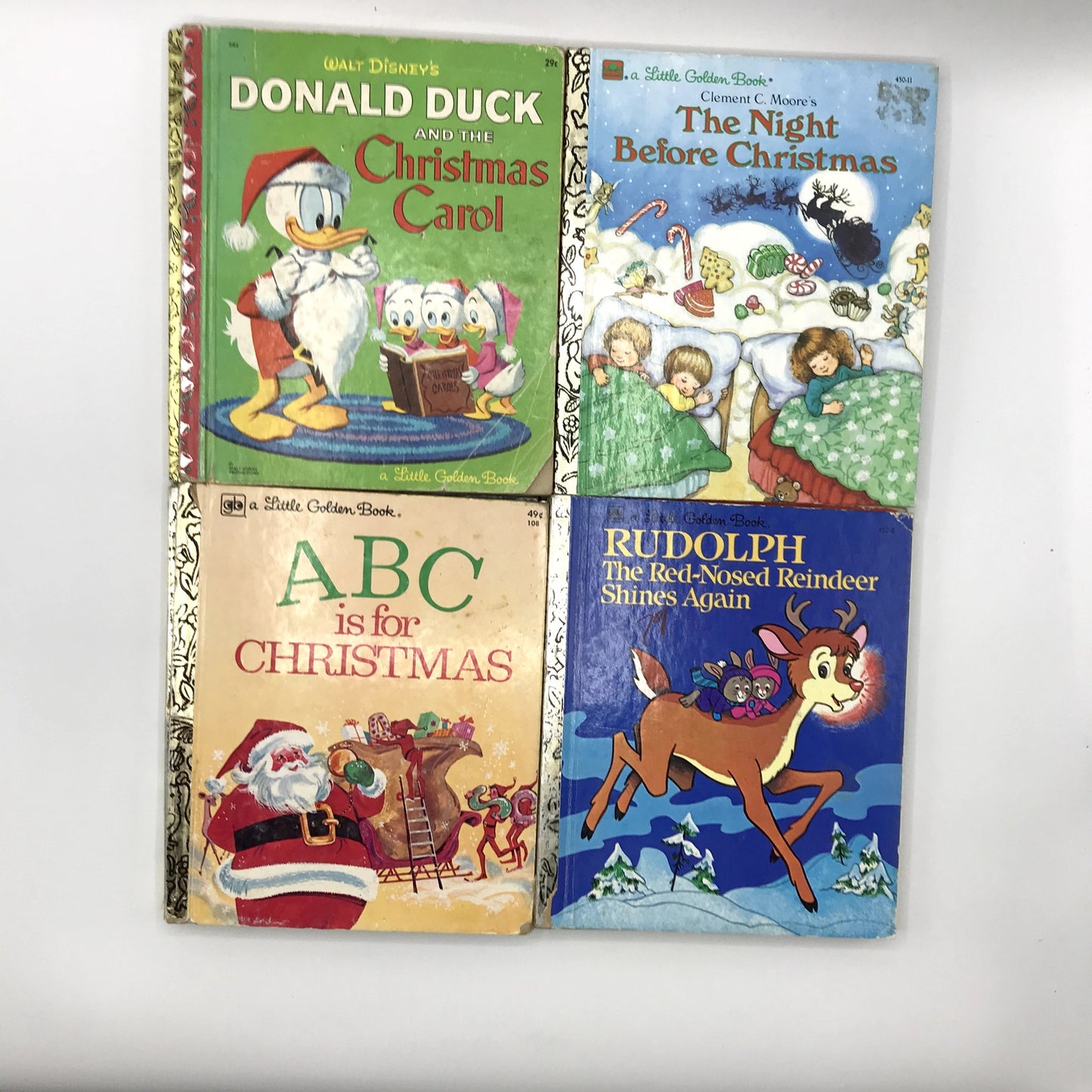 Lot of 22 Little Golden Books Holiday Stories Children's Illustrated Hardcovers