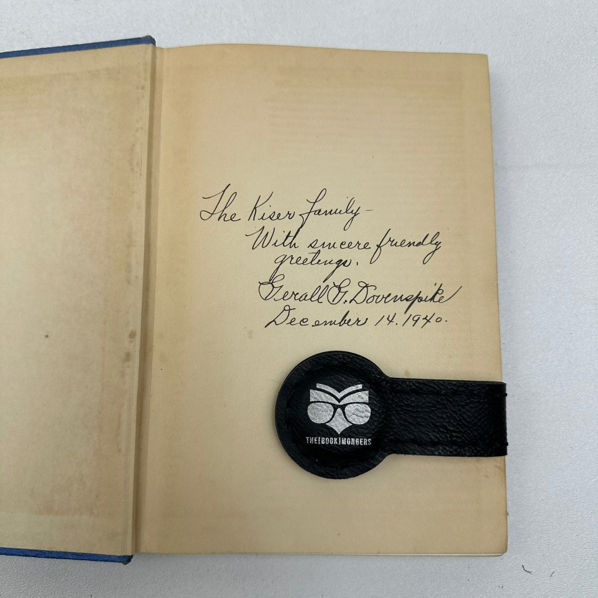Sunrise to Sunset Gerald G. Dovenspike 1940 First Edition Signed Hardcover