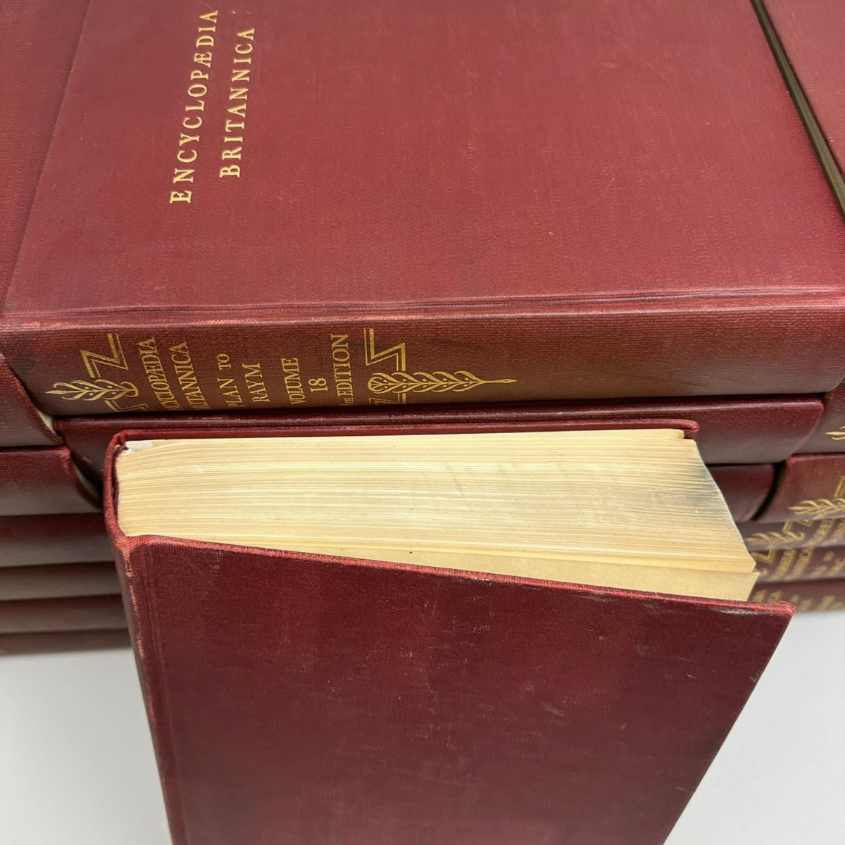 Encyclopaedia Britannica 1929 14th Edition Complete 24 Volume Set Hardcover