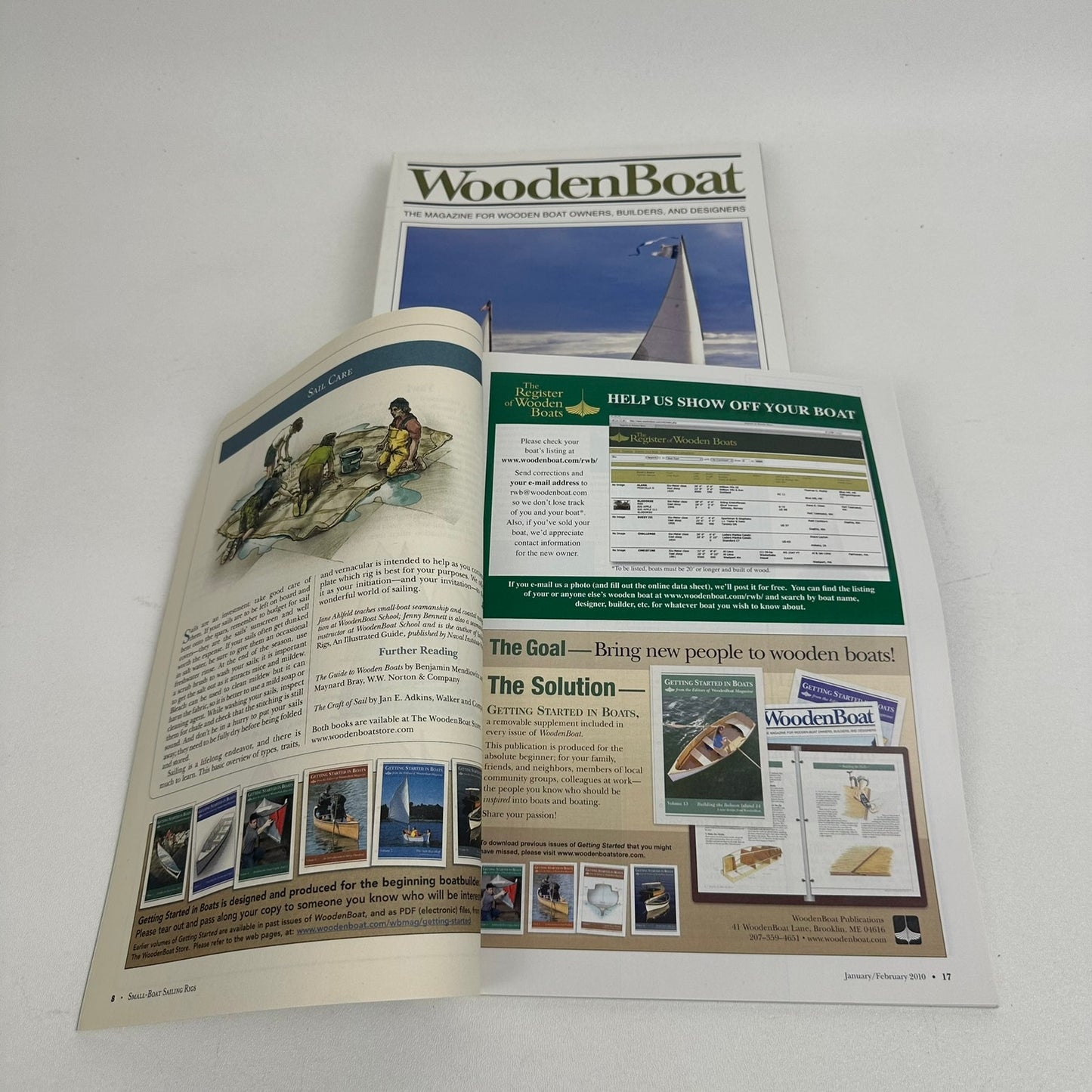 WoodenBoat Magazine 6 Issues 2010 Complete Year Nautical Boating Sailing Hobbies